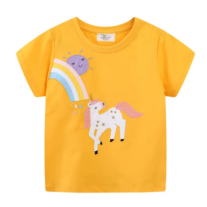 Jumping Meters Einhornträume & Giraffenfreunde T-Shirt