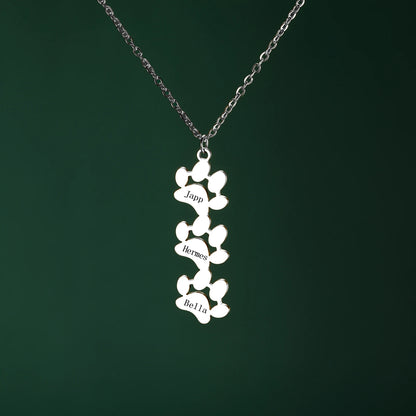 Halskette mit personalisierter Pfote – Dein Haustier immer bei dir