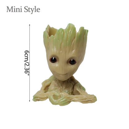 Figura de Groot de 5 cm – Figura decorativa en miniatura de dibujos animados para escritorio y hogar | Guardianes de la Galaxia 