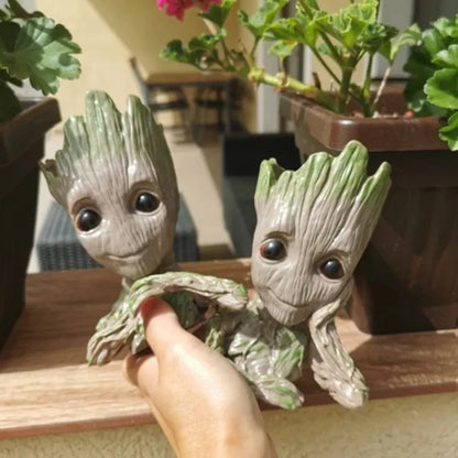 Figura de Groot de 5 cm – Figura decorativa en miniatura de dibujos animados para escritorio y hogar | Guardianes de la Galaxia 