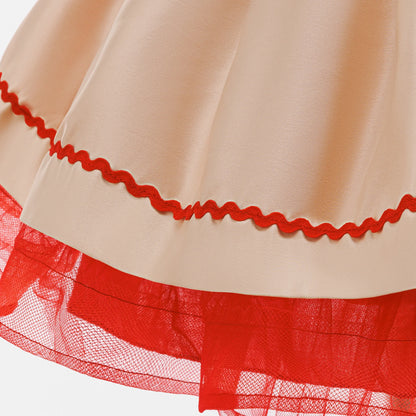 Festliches Weihnachts-Prinzessinnenkleid „Champagnerzauber“ für Babys & Kleinkinder