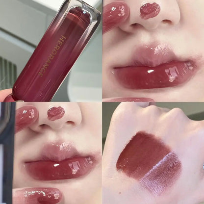Spiegelnder Lipgloss „Smoked Grape“ – Feuchtigkeitsspendende Lippenlasur mit Glas-Finish, wasserfest & langanhaltend