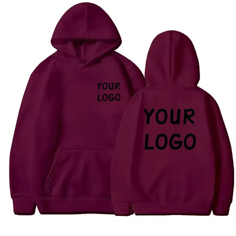 Sudadera unisex con estampado personalizado y tu logotipo | Regalos personalizados