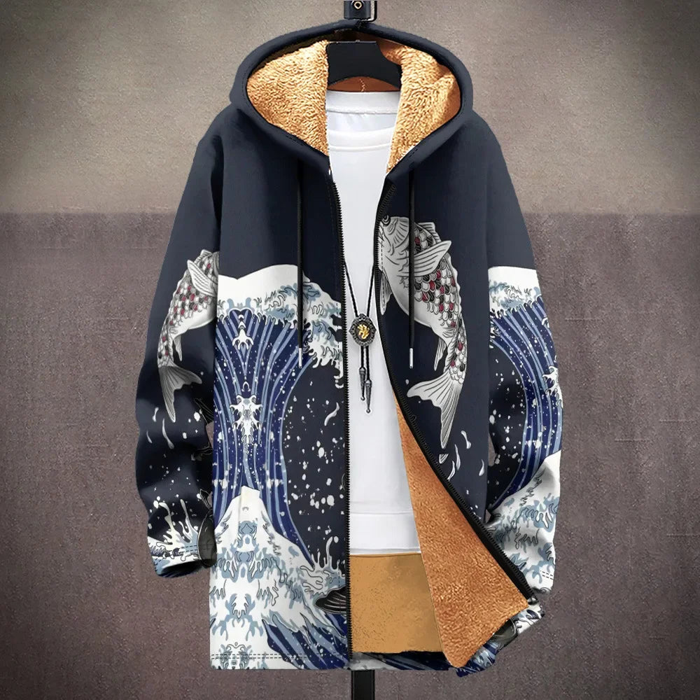 Chaquetas sintéticas japonesas con forro polar 