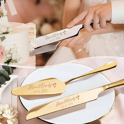 Elegantes Kuchenbesteck mit Gravur – für unvergessliche Anlässe