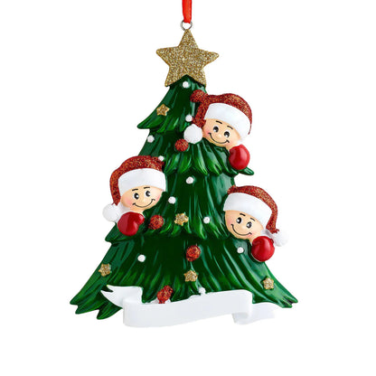 Colgante de flor de Pascua personalizado: decoración acrílica con un bonito motivo para el árbol de Navidad y el hogar. 