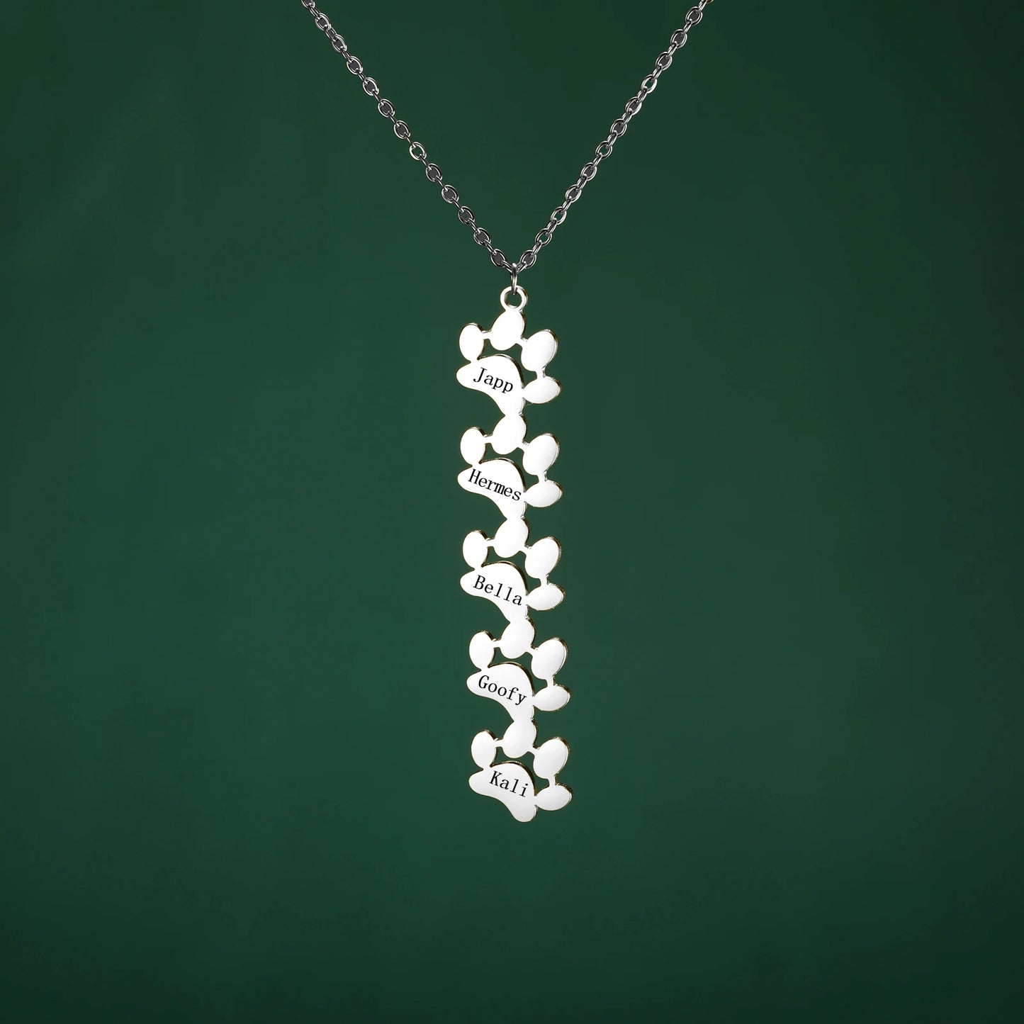 Halskette mit personalisierter Pfote – Dein Haustier immer bei dir