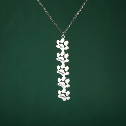 Halskette mit personalisierter Pfote – Dein Haustier immer bei dir