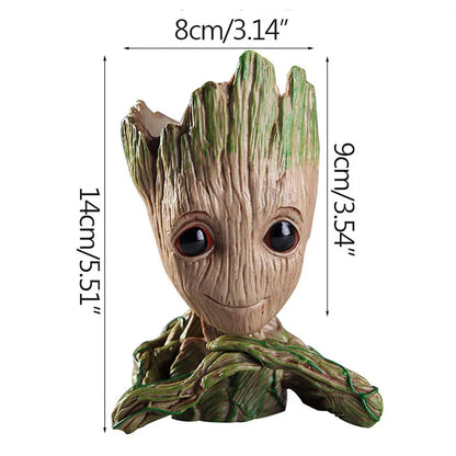 Figura de Groot de 5 cm – Figura decorativa en miniatura de dibujos animados para escritorio y hogar | Guardianes de la Galaxia 