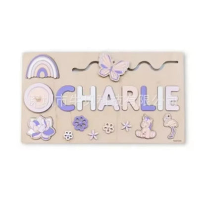 Rompecabezas de madera Montessori personalizado: rompecabezas con nombre para niños | Juguete educativo y regalo 