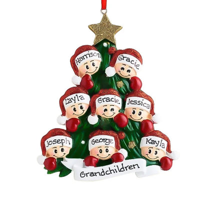 Colgante de flor de Pascua personalizado: decoración acrílica con un bonito motivo para el árbol de Navidad y el hogar. 