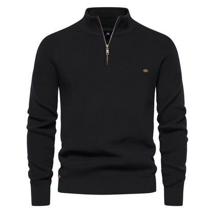 Suéter de hombre cálido, elástico y elegante para otoño e invierno.