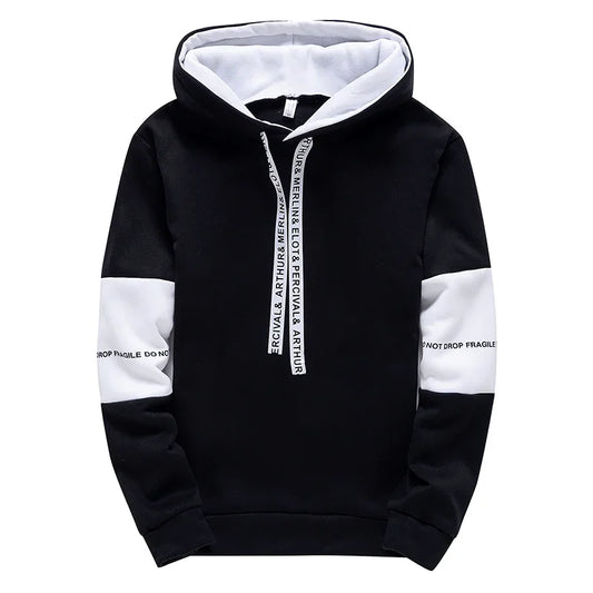 Herren Hoodie – Lässiger Pullover mit Kapuze, Print-Design & Langarm – Casual Streetwear Sweatshirt