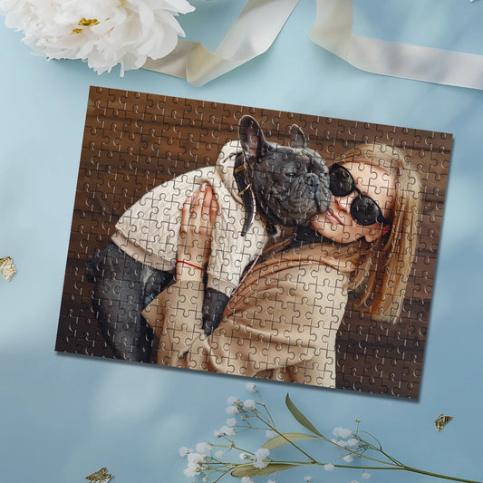 Personalisierbares Fotopuzzle – Dein eigenes Bild als farbenfrohes Puzzle (35/300/500/1000 Teile)