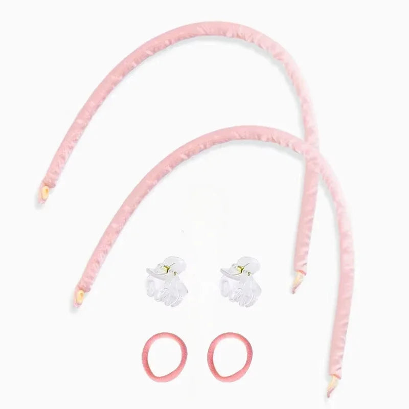 Heatless Curling Rod Stirnband – Weiche Lockenwickler ohne Hitze für Overnight Curls & Lazy Styling