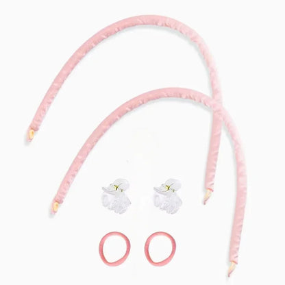 Heatless Curling Rod Stirnband – Weiche Lockenwickler ohne Hitze für Overnight Curls & Lazy Styling