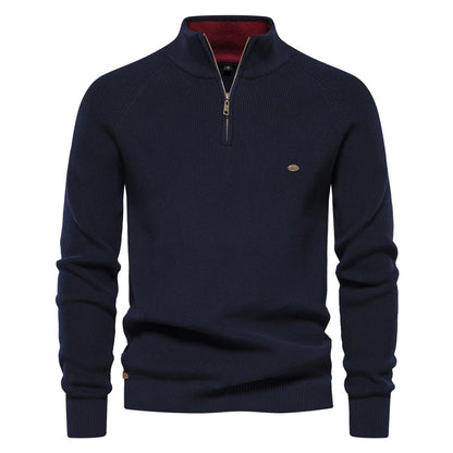 Suéter de hombre cálido, elástico y elegante para otoño e invierno.