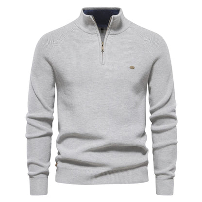 Suéter de hombre cálido, elástico y elegante para otoño e invierno.