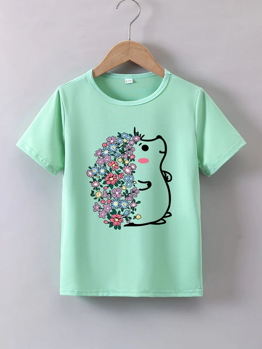 „Pinky Igelspaß“ – Süßes Sommer-Shirt