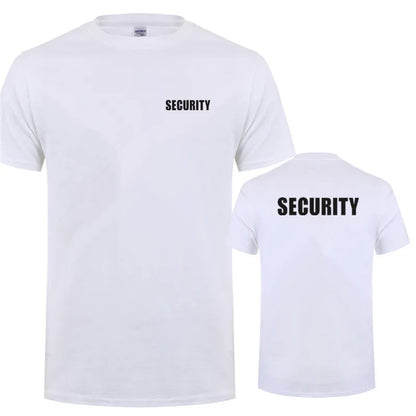 Security T-Shirt – Cotton, short sleeve, breathable, ideal for events and work 