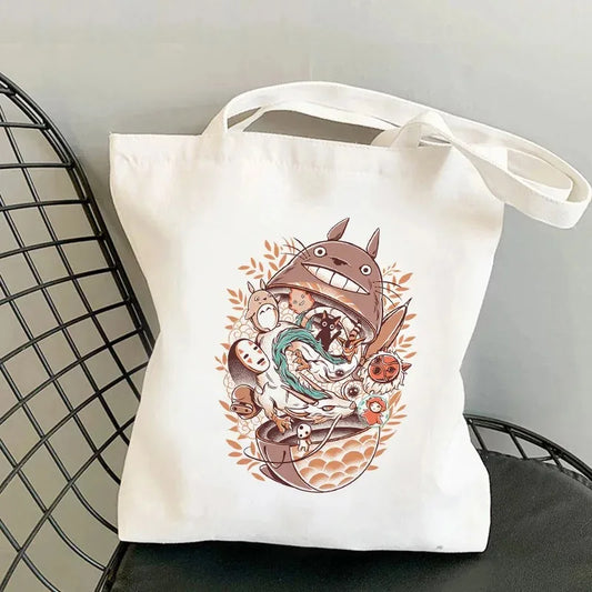MINISO Totoro Canvas Tote Bag
