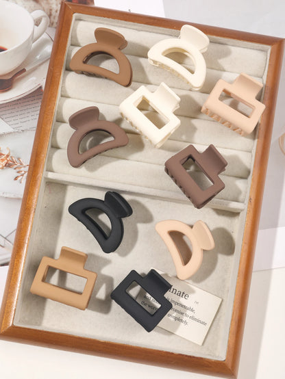 5er Set kleine Blumen-Haarklammern – Matte Mini-Haarclips für Frauen & Mädchen, ideal für feines Haar