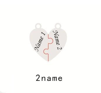 Llavero de corazón de acero inoxidable personalizado: 8 piezas, grabado para familiares, amigos o parejas