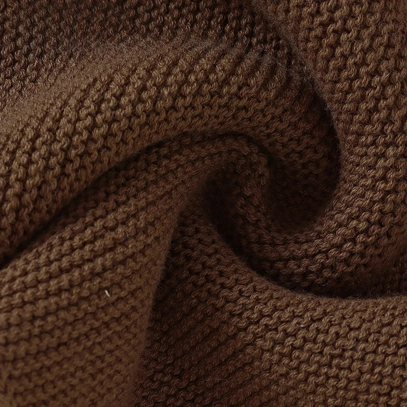 Personalisierter Baby-Komforttuch mit Namen – gestricktes Schmusetuch mit Tiermotiv, weiches Beruhigungstuch für Neugeborene & Kleinkinder