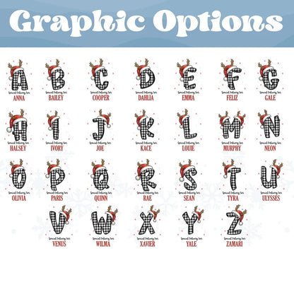 Bolsa de regalo navideña personalizada 🎁 – Bolsa navideña con cordón y nombre para niños y familias 