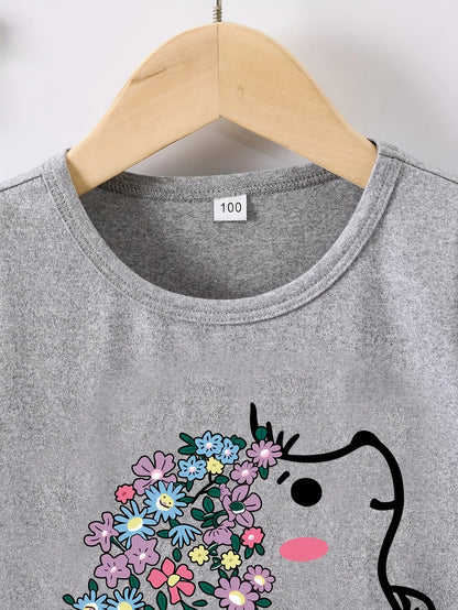 „Pinky Igelspaß“ – Süßes Sommer-Shirt