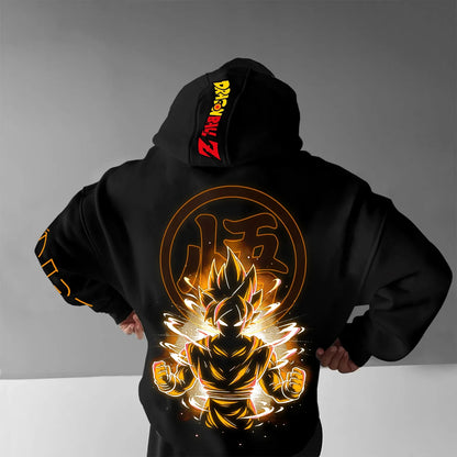 Sudadera con capucha BANDAI Dragon Ball Z + ¡insignia gratis!
