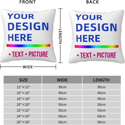 Personalisierter Kissenbezug mit Foto – Samt/Plüsch Kissenhülle aus Polyester, doppelseitiger Bilddruck, Geschenk für Freund, Freundin & Familie