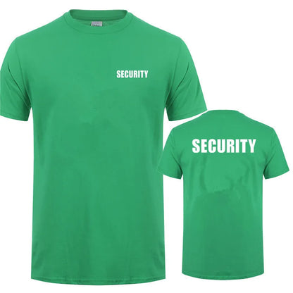Security T-Shirt – Cotton, short sleeve, breathable, ideal for events and work 