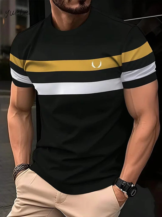 Casual Summer Outdoor T-Shirt – Lockeres, atmungsaktives Herren-Shirt mit Rundhals