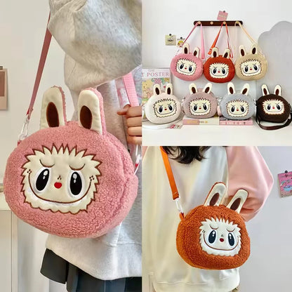 Plush Labubu shoulder bag