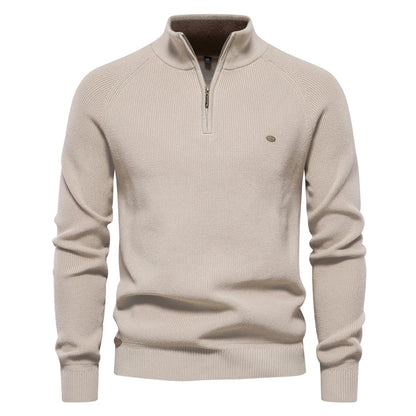 Suéter de hombre cálido, elástico y elegante para otoño e invierno.