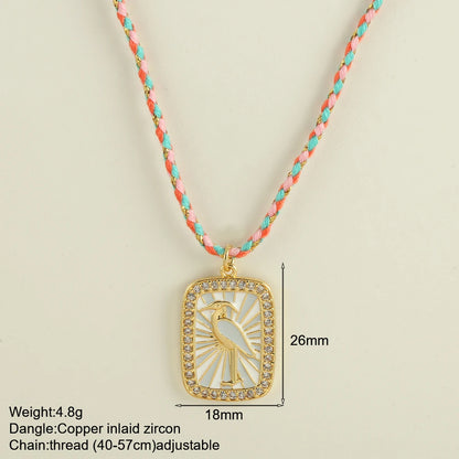 Boho Pop Art Halskette – Sommerliches Statement-Piece