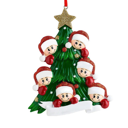 Colgante de flor de Pascua personalizado: decoración acrílica con un bonito motivo para el árbol de Navidad y el hogar. 