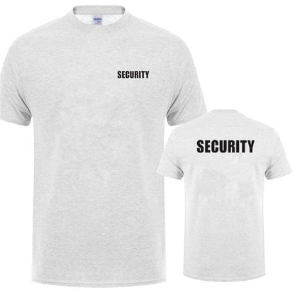 Security T-Shirt – Cotton, short sleeve, breathable, ideal for events and work 
