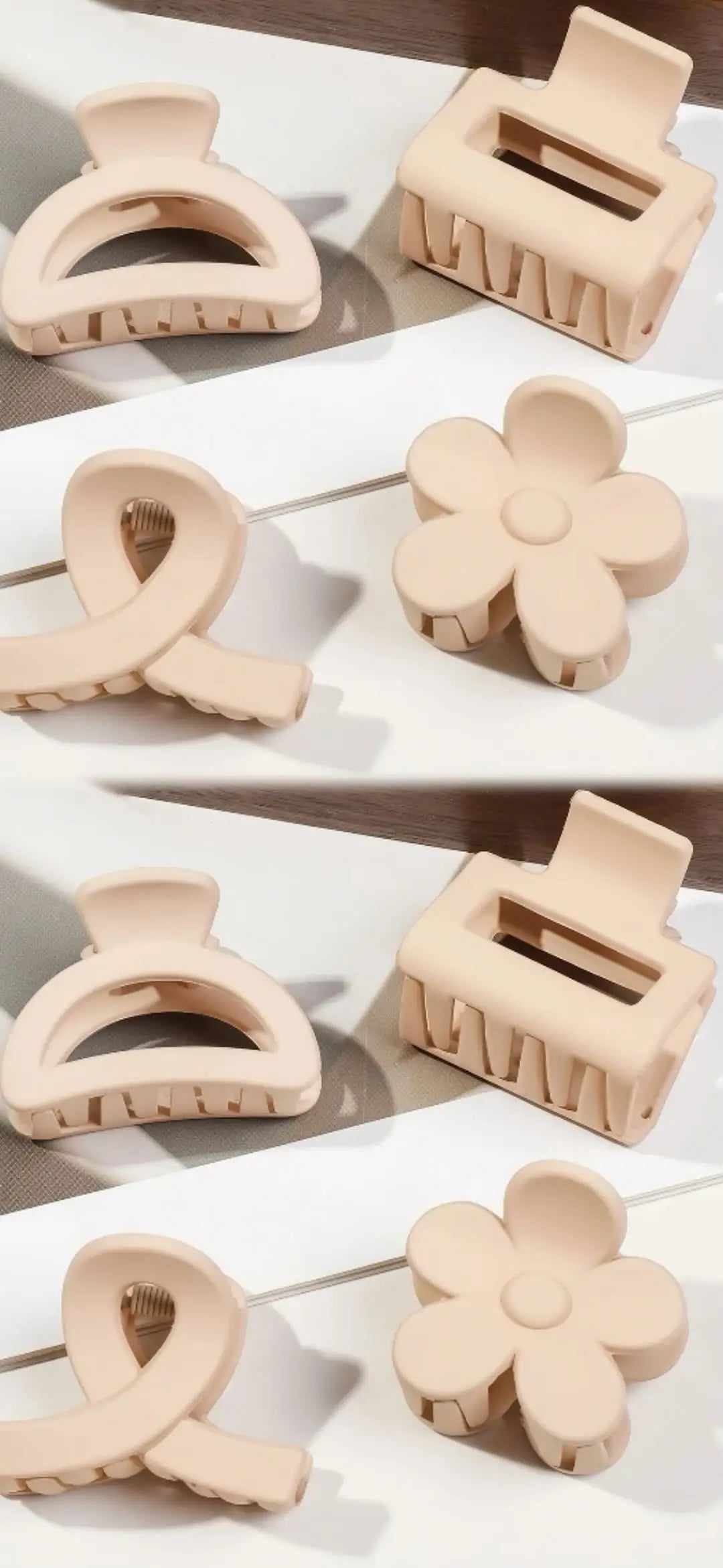 5er Set kleine Blumen-Haarklammern – Matte Mini-Haarclips für Frauen & Mädchen, ideal für feines Haar