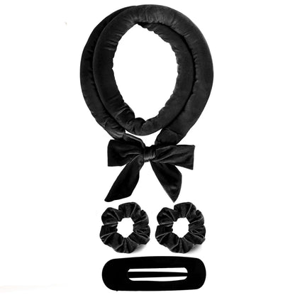 Heatless Curling Rod Stirnband – Weiche Locken ohne Hitze, Schlaf-Lockenwickler Haarband Set