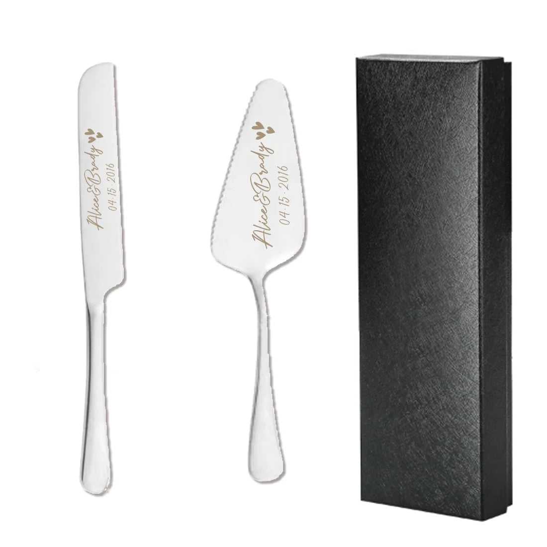 Elegantes Kuchenbesteck mit Gravur – für unvergessliche Anlässe