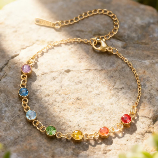 7-Chakren Kristallarmband – Harmonie, Energie & zeitlose Eleganz