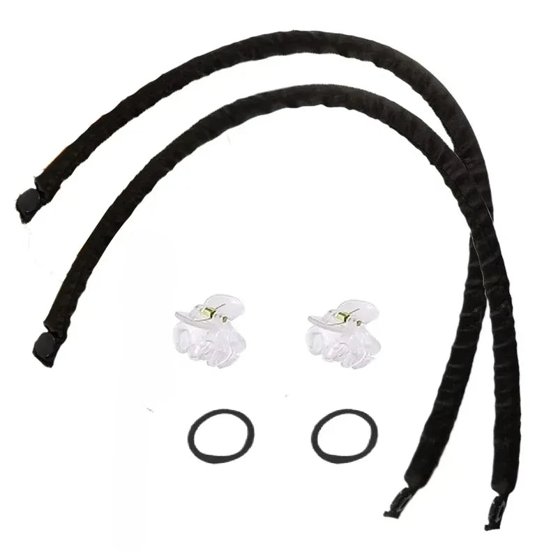 Heatless Curling Rod Stirnband – Weiche Lockenwickler ohne Hitze für Overnight Curls & Lazy Styling