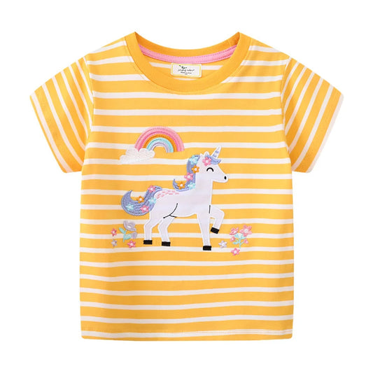 Jumping Meters Einhornträume & Giraffenfreunde T-Shirt