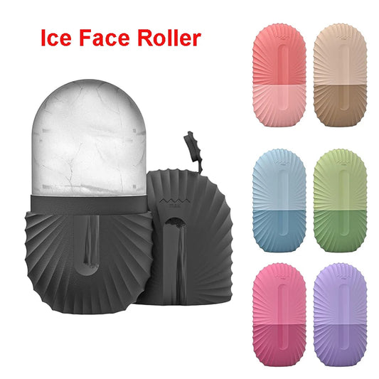 Eis Gesichtsroller aus Silikon – Ice Face Roller gegen Schwellungen, Augenringe & vergrößerte Poren