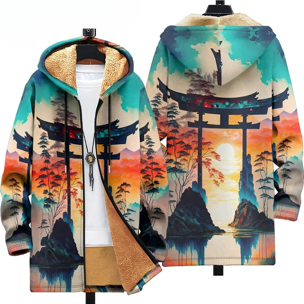 Chaquetas sintéticas japonesas con forro polar 