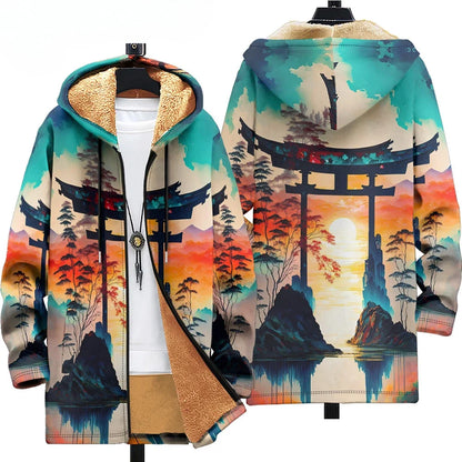 Chaquetas sintéticas japonesas con forro polar 