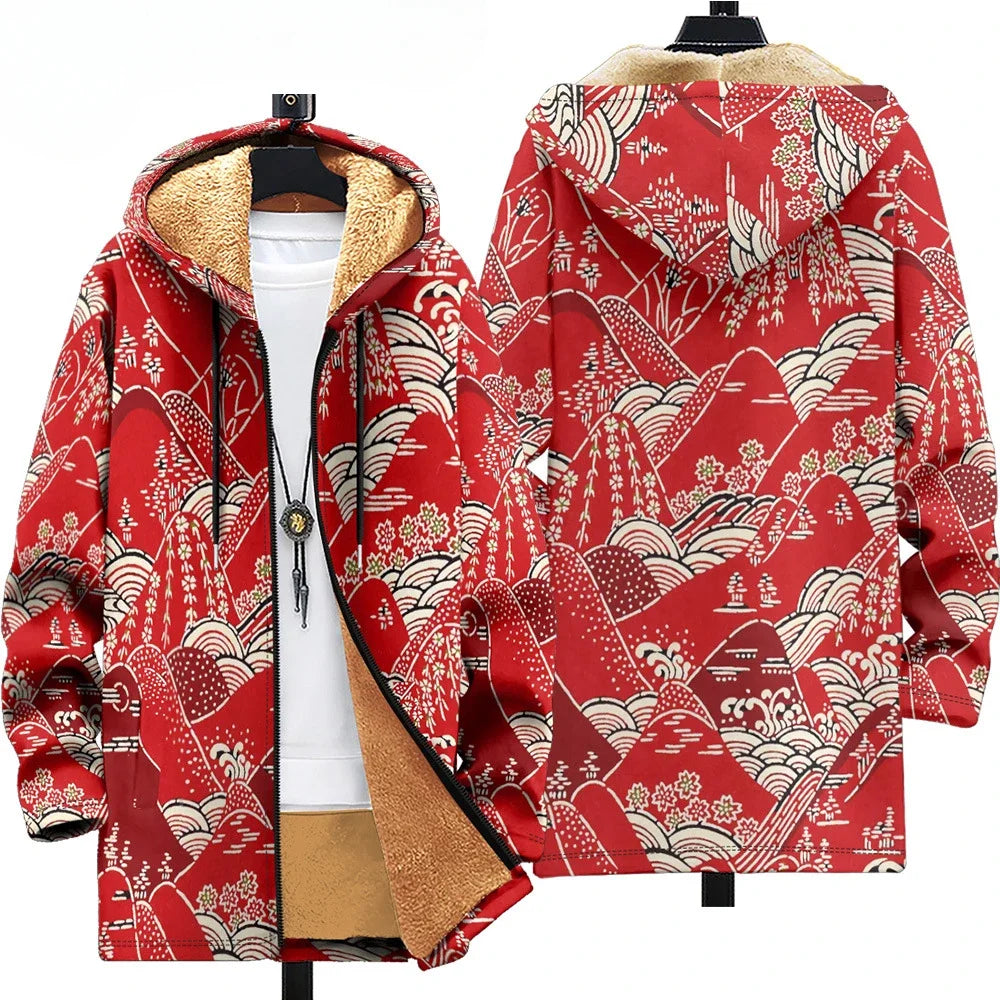 Chaquetas sintéticas japonesas con forro polar 