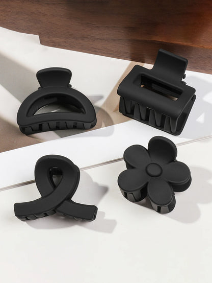 5er Set kleine Blumen-Haarklammern – Matte Mini-Haarclips für Frauen & Mädchen, ideal für feines Haar